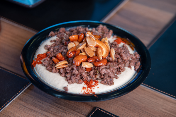 Hummus at La Tavola Sea View, Beirut