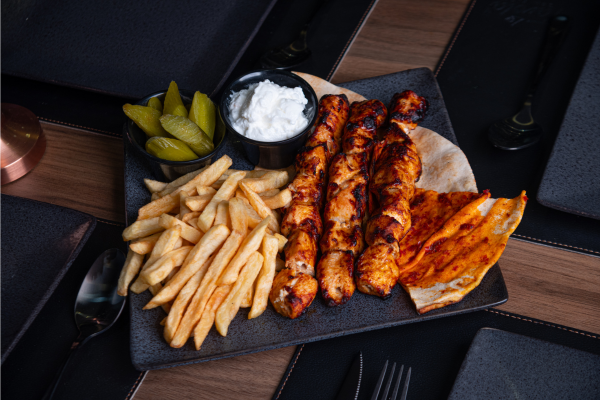 Tawouk Plate at La Tavola Sea View, Beirut