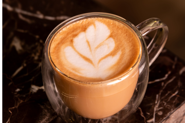Cappuccino at La Tavola Sea View, Beirut